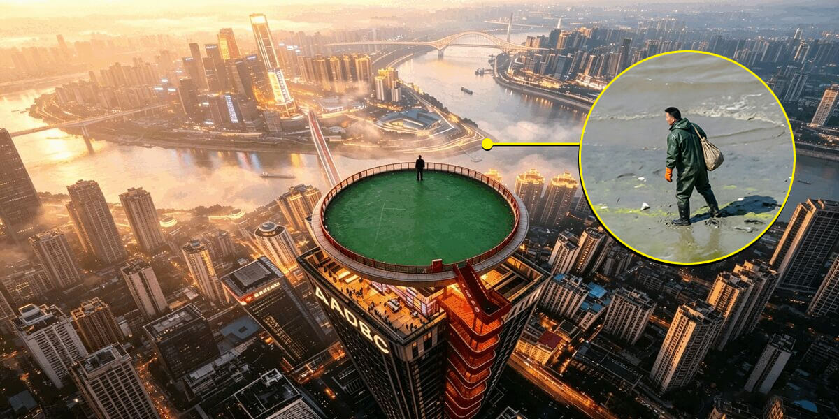 联合国际大厦千亿像素全景，自318米楼顶停机坪俯瞰两江四岸